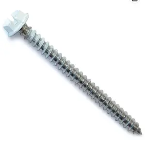 Mobile Home Parts Direct 1- 1/4" #8 Hex Head Screws White (50 Pack)