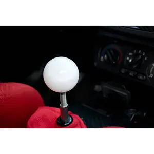 Marble Style Shift Knob Pearl Design for Enhanced Grip and Easy Use in Vehicles High-Quality Grade Material Universal Fit for Most Manual Cars
