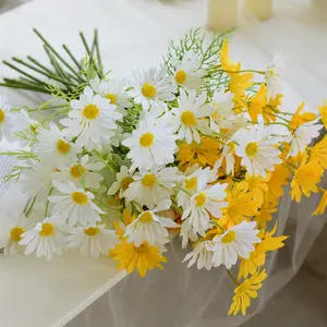 5 artificial daisies, chrysanthemums, and plastic flowers for home decoration, wholesale from the manufacturer