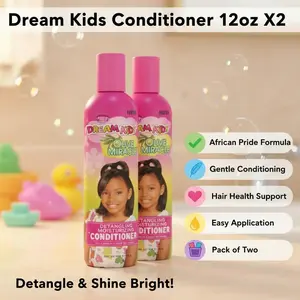 African Pride Dream Kids Conditioner Detangling 12 Ounce (Pack of 2)