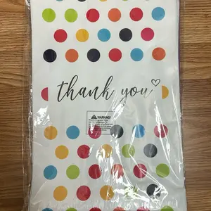 Poly Mailers Bags with Colorful Polka Dot Design and Thank You Message for Easy Identification and Stylish Packaging
