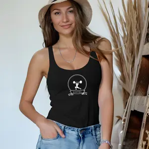 Barbell Babe Racerback Tank Top, Workout Shirt, Gym Apparel, Fitness Tank, Exercise Top