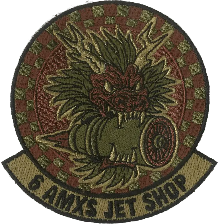 6 AMXS Dragon Jets OCP Embroidered Patch