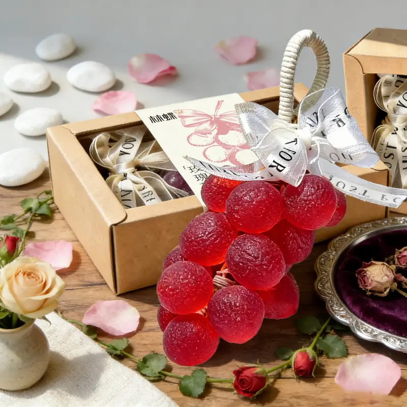 [Handmade Grape Soap] Simulated Grape Cluster Handmade Soap Gift Ornament Fresh Aromatherapy