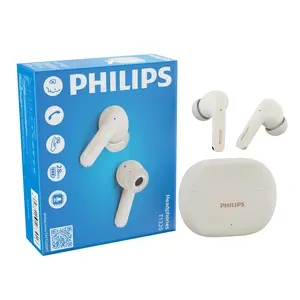 PHILIPS TAT1320 Wireless In-Ear Earbuds, Bluetooth 6.0, AI Mic for Crystal-Clear Calls, Ergonomic Design, 28 Hours Long Battery Life & Fast Charging.IPX6 Waterproof Rating, Suitable for Gaming, Computer Work, Office Use, Sports, Study and Daily Calls