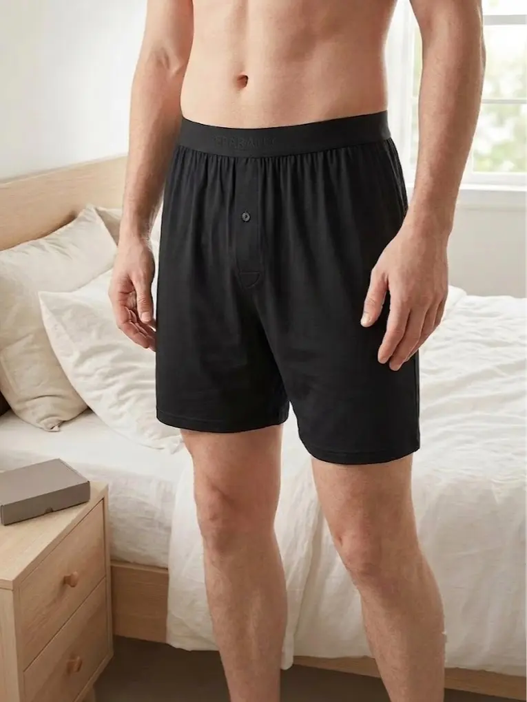 Separatec Men's Boxer Briefs 3-Pack, Silky Soft Modal Fabric Underwear with a Relaxed Fit, Breathable and Quick Dry for Sports or Lounging