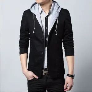 Men's Street Style Hooded Blazer
