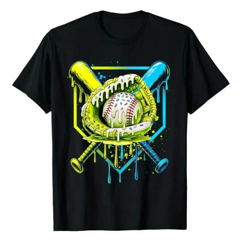 Baseball Drip for Boys Ice Cream Drip youth and adult shirt, ice cream baseball gear, toddler boy clothing, baseball drip