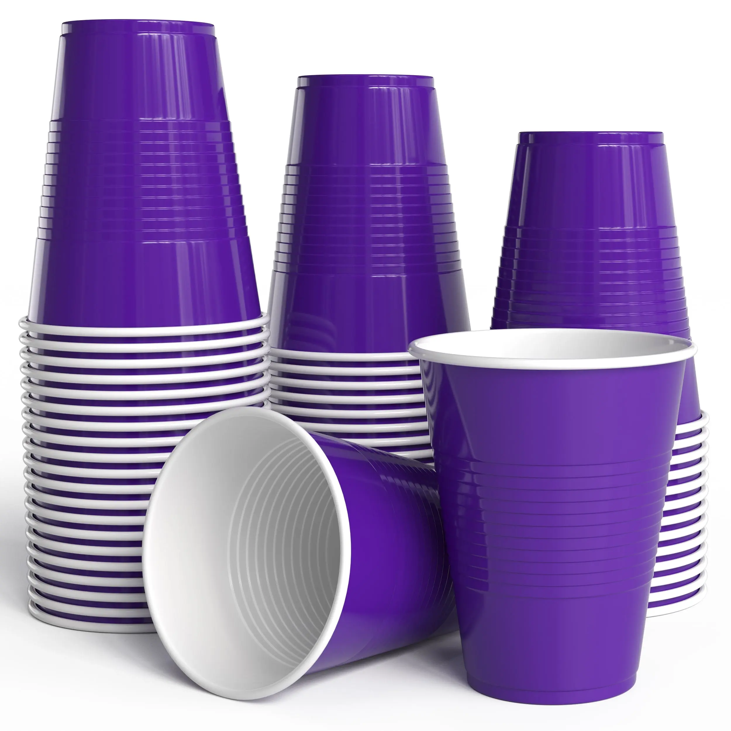 18 Oz. Purple Plastic Cups | 50 Ct.