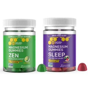 Magnesium Gummy Supplement with Melatonin, L-theanine, Chamomile - Supports deep, restorative, restful sleep and relaxation in the body* -