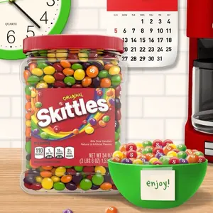 Original Chewy Candy Bulk Jar 54 oz Bite Size Candies Natural & Artificial Flavors Perfect for Snacking