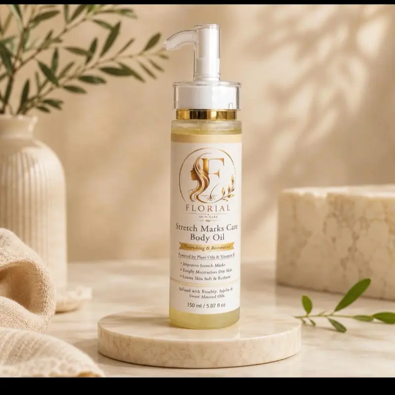Florial  stretch marks removal oil use days and night Body Care