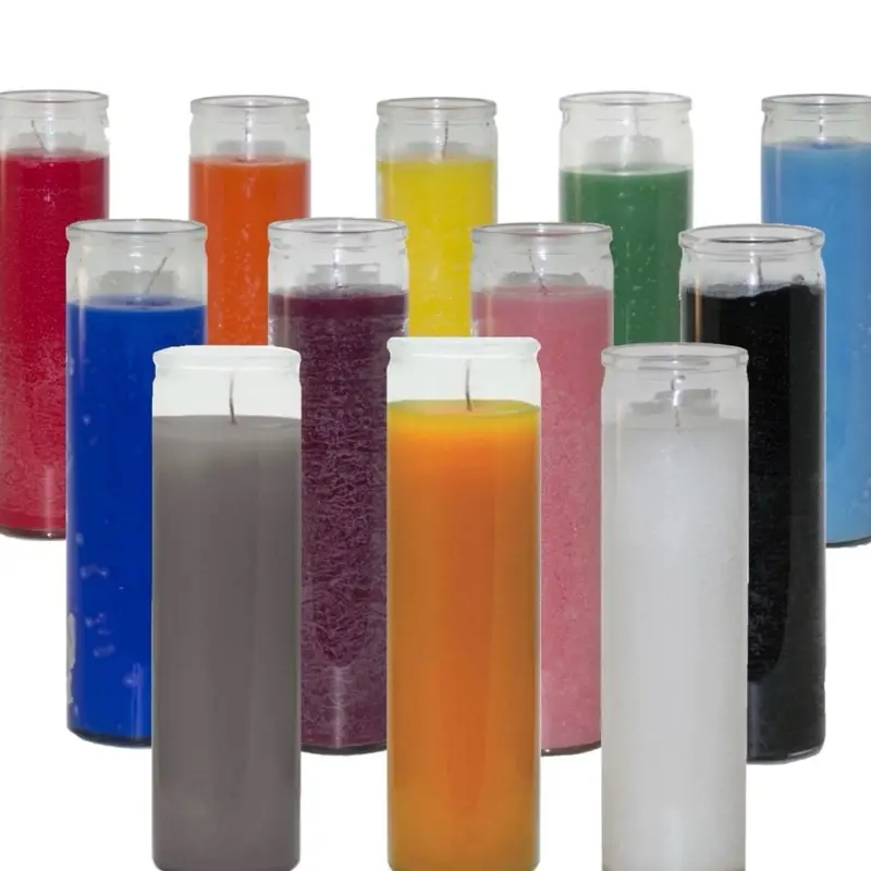 7 Day Plain Color Candles (8 Inch) 7 Day Plain Color Candles (8 Inch)