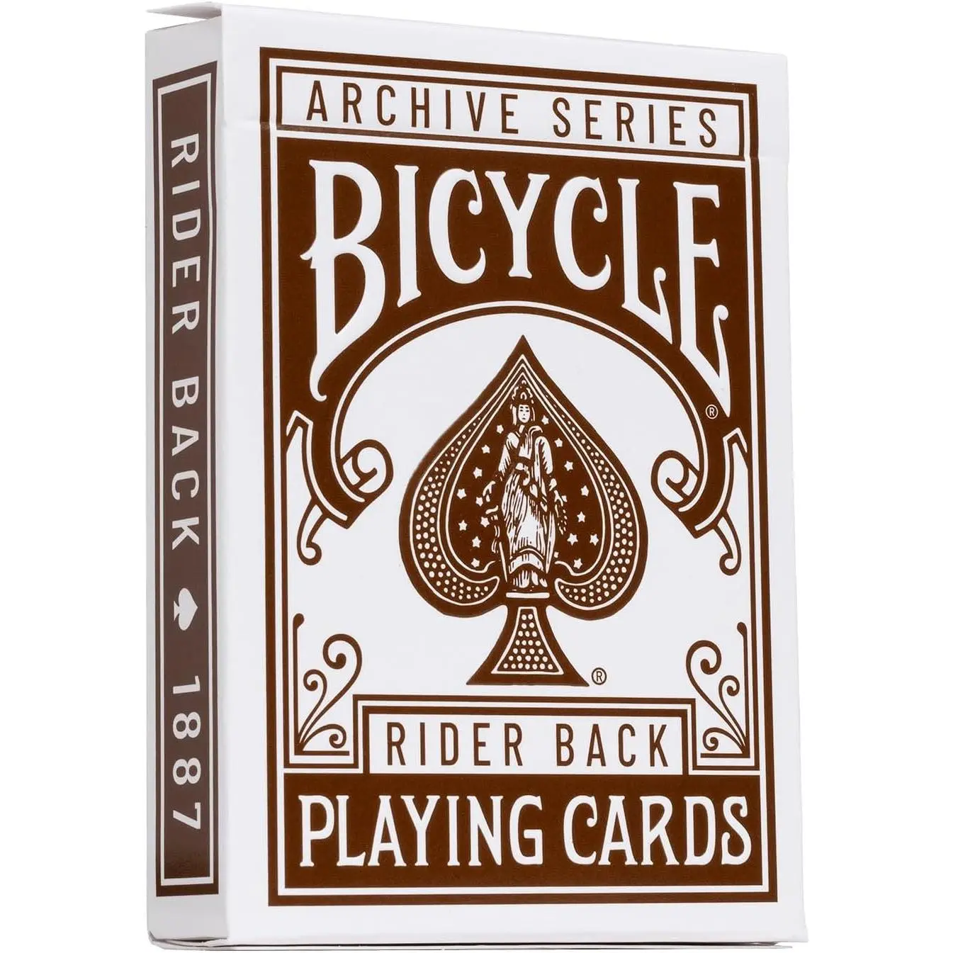 Bicycle Playing Cards Archive Series #2 - 1887 Rider Back Collectible Cardgame Deck, Genuine Classic Replica, Eco-Friendly Recycled Paper, Standard Deck of Playing Cards, Collectors' Gift
