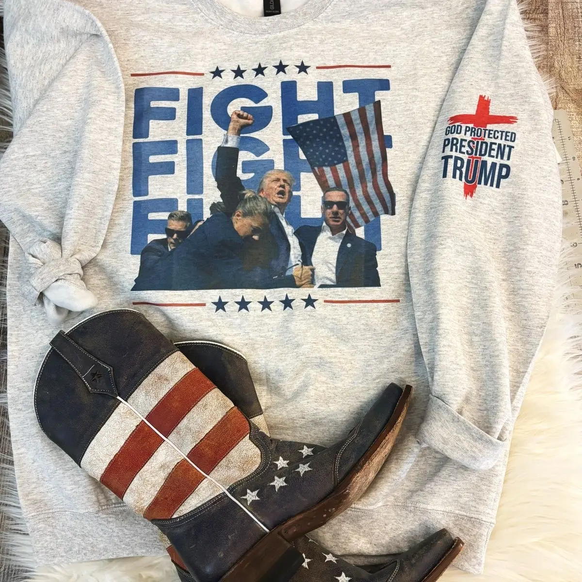 Trump Fight Sweatshirt