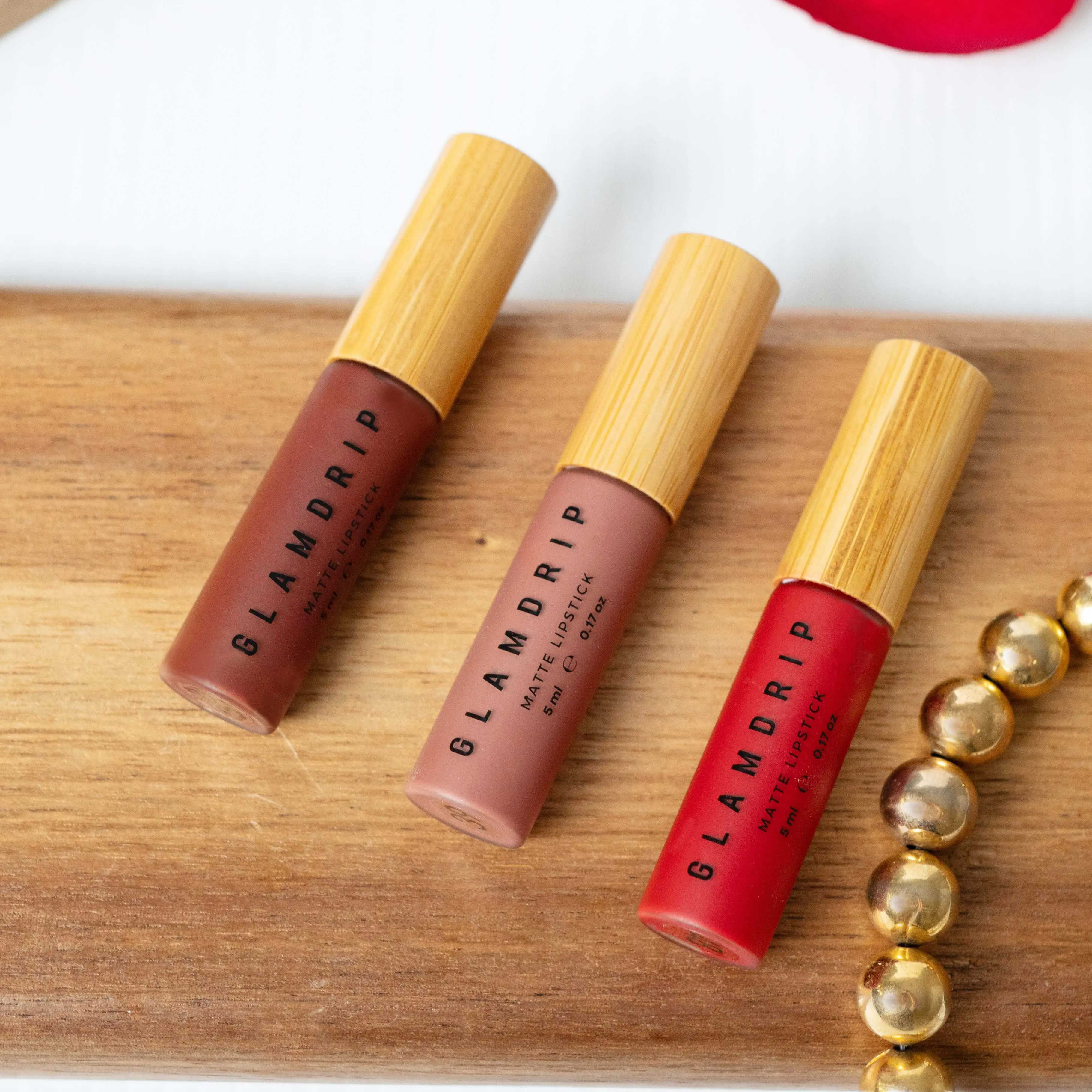 Glam Drip Hydrating Matte Peptide Lipstick For Long Lasting Color And Comfortable Wear While Skin Repairing And Collagen Producing