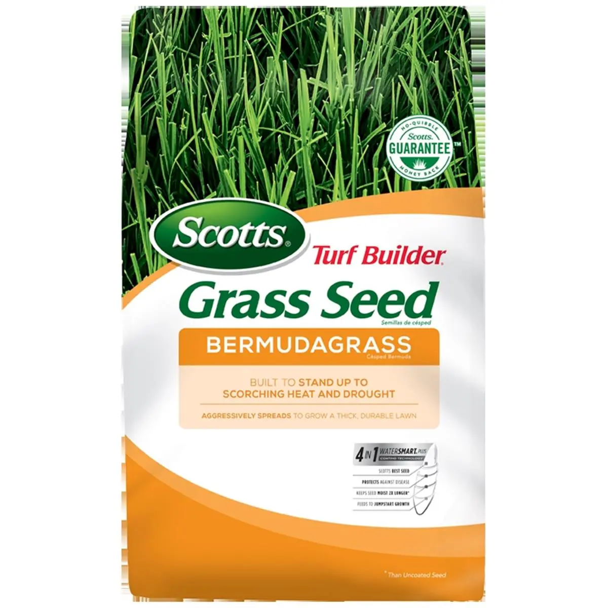 Scotts Turf Builder Drought-Resistant Root-Building Bermuda Grass Seed, 4lb Lawn & Garden Supply for Home Improvement