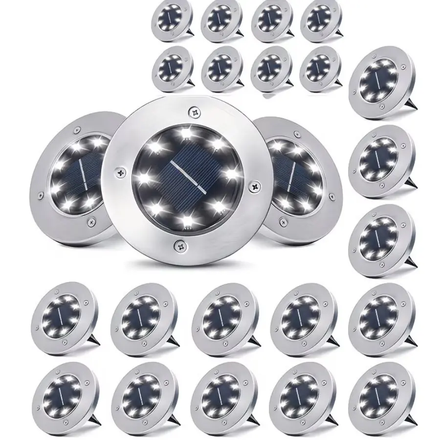 LED Inground Lights Waterproof Outdoor IP67 3W 12V Stainless Steel Garden Pathway Step Landscape Lighting for Yard Driveway Deck