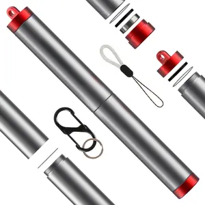 Red Storage Tube for TIG Tungsten Electrode - Customized to Fit WT20 Welding Tungsten Rods (tungsten electrodes not included) 1-Pack