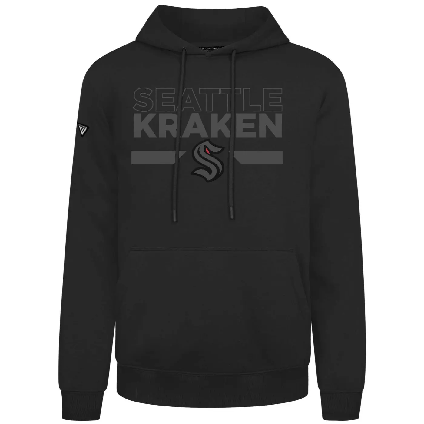 Seattle Kraken Levelwear Red Eye No Hitter Podium Hoodie