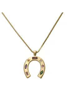 Lucky You Horse Shoe Necklace
