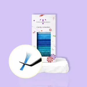 0.05 CANDY COLOR LASHES MIXED LENGTH 10-16MM