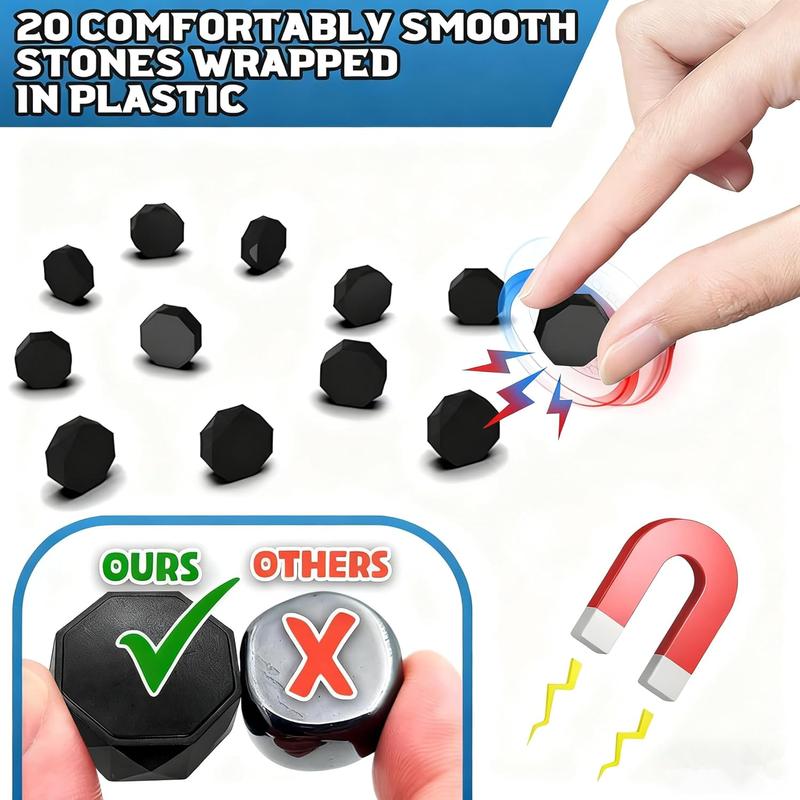 All-Ages Magnetic Strategy Game | Viral TikTok Hit, 2-Player Tabletop Game, Perfect for Family Game Night, Portable Family Board Game Gift, Ideal for Travel, Parties, Indoor & Outdoor Play, Christmas & Holiday Fun