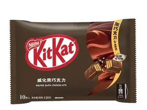 Nestle KitKat Dark Chocolate Crisp Wafers Candy Bar 8 Pieces 3.38oz Rich Dark Flavor Wafer Dark Chocolate
