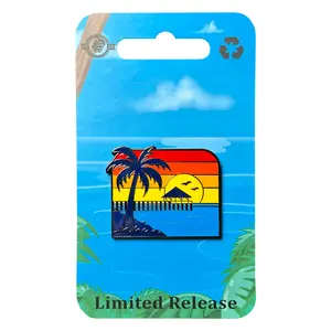 Sunset at the Ocean - Florida Keys Pin With Magnet