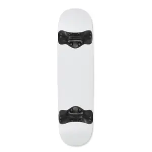 Softrucks Practice Complete - 8.0" Dipped White Deck / Black Trucks