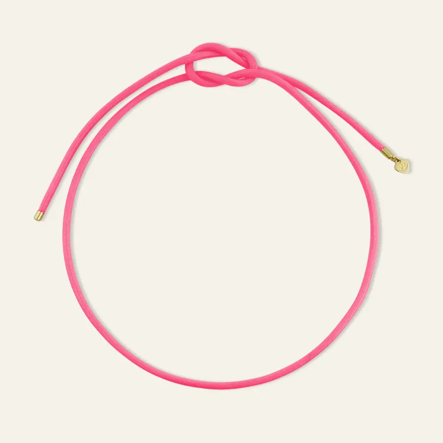 Hot Pink Necklace Cord