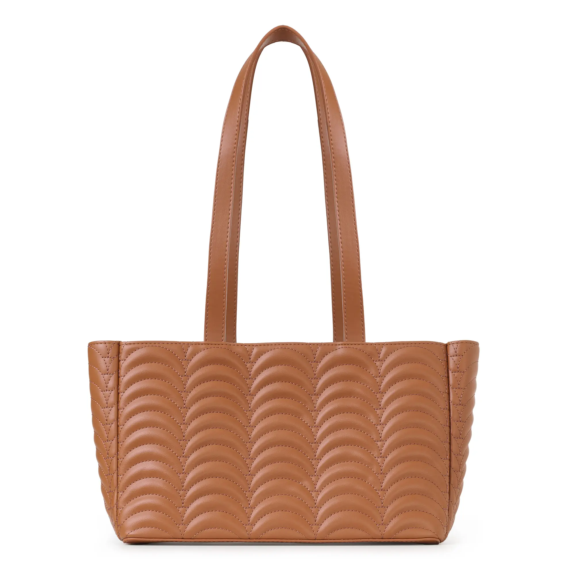 INYA NEW YORK ANN Women's Tan Faux Leather Shoulder Bag with