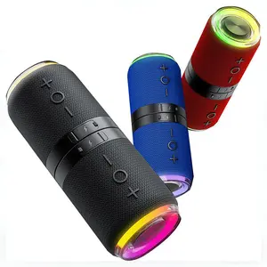 Portable 2-In-1 Waterproof Bluetooth Speaker, Long Battery Life Stereo Sound Player, Compact Outdoor Waterproof Audio Device