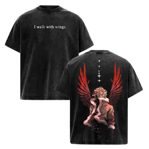 Hawks My Hero Academia Vintage T-Shirt – Double Sided Anime Tee, Streetwear Graphic Shirt Fashion Cotton, Full Colors, Full Sizes, For Men, For Women