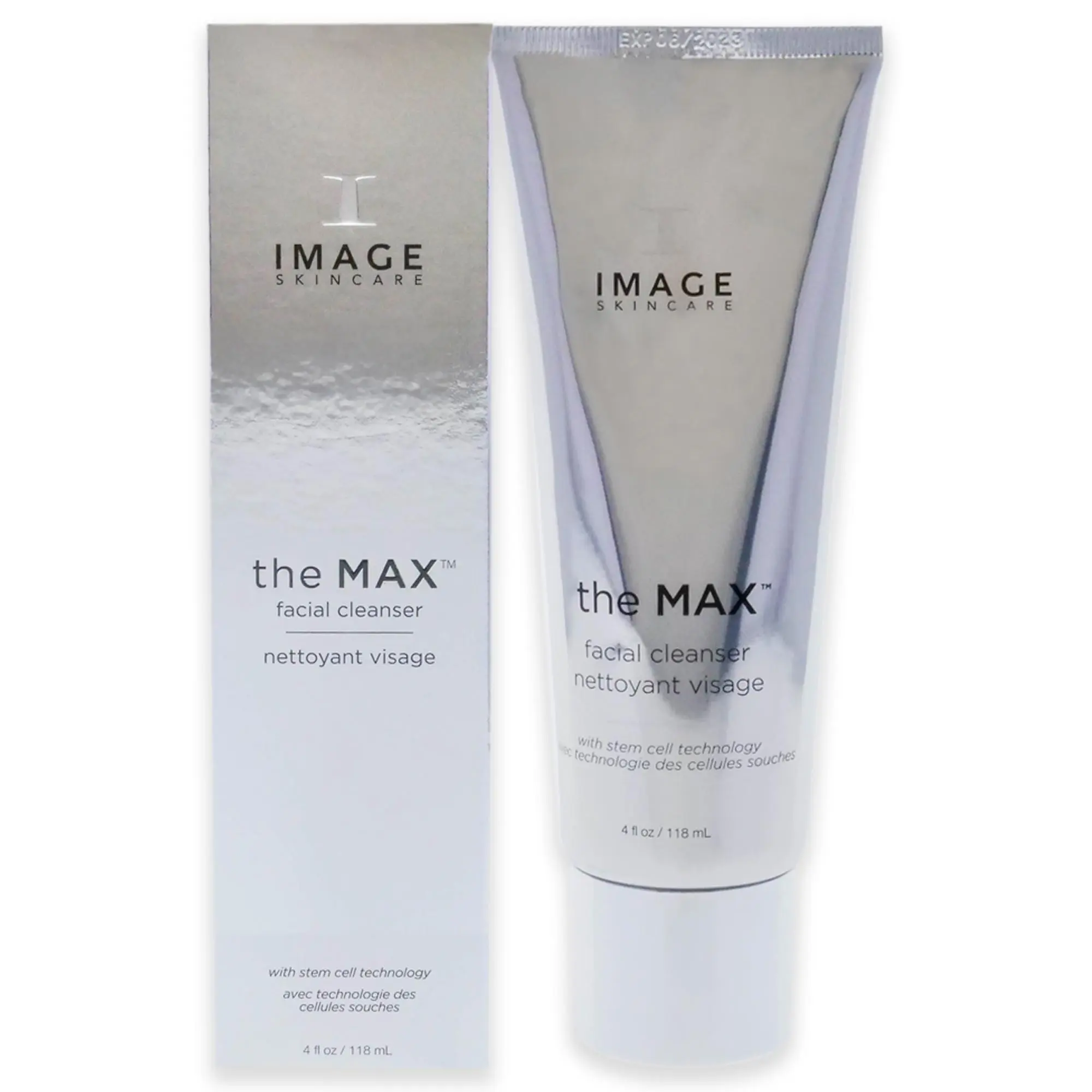 Image The Max Stem Cell Facial Cleanser - Unisex 4oz Daily Cleansing Facial Wash for Massage Face