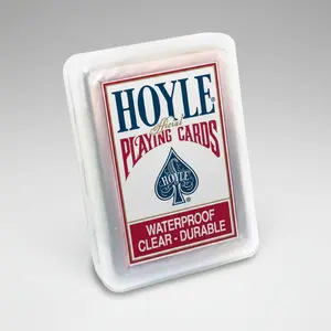 Hoyle Clear Waterproof Playing Cards (Red Indices)