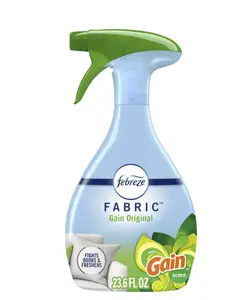 Febreze Fabric Spray Air Freshener, Odor-Fighting Fabric Refresher, Gain, 23.6 fl oz