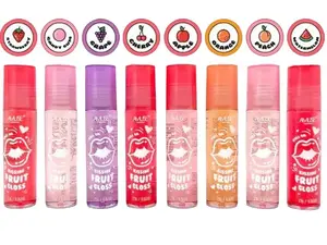 Kissing Fruit Roller Lip Gloss for Plump and Glossy Lips, Easy Applicator and Fruity Scent, Beauty & Personal Care i love