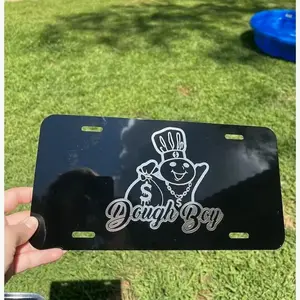 Dough Boy License Plate - 12" x 6" Aluminum Plate with 4 Holes for Installation