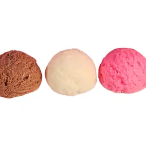 Ice Cream Scoop Handmade All Natural Goat Milk & Shea Butter Soap. Neopolitan Ice Cream Soap (3 Pack). Cute Dessert Soap. Faux Food Soap Chocolate