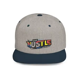 The Hustle Flat Bill Cap
