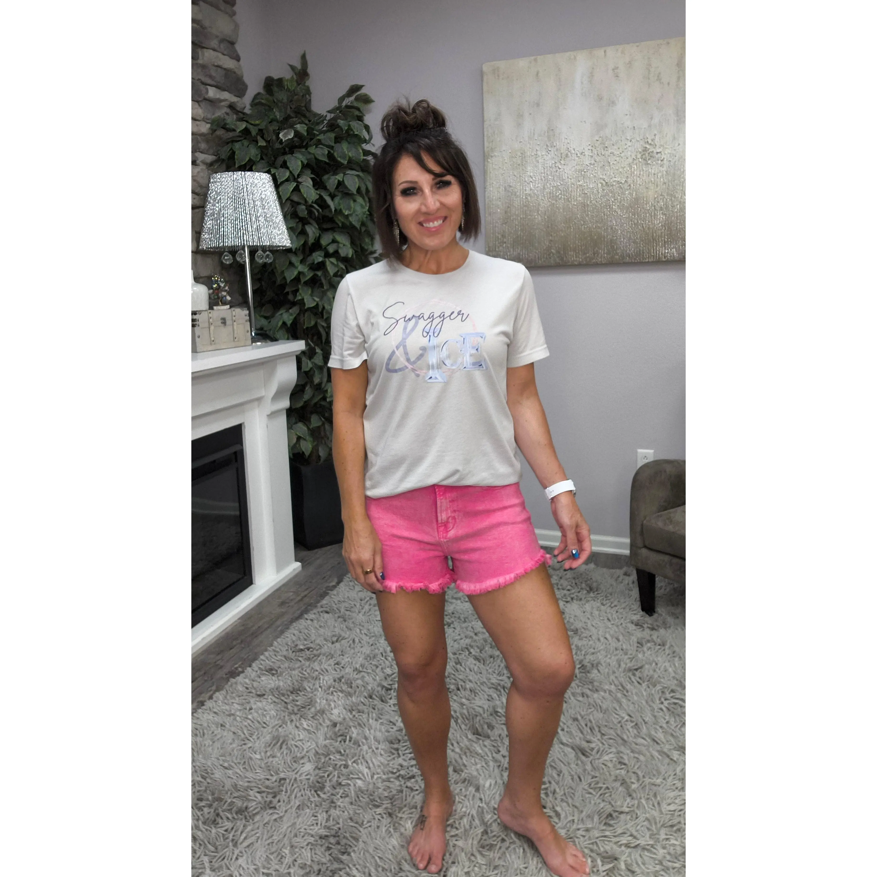 Cello Hot Pink Crush Shorts