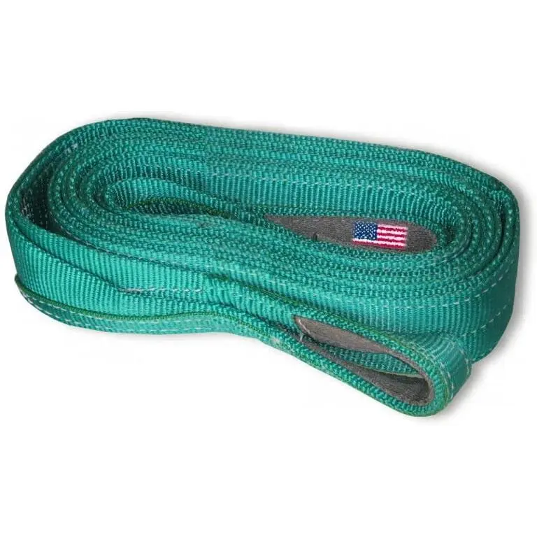 BILLET4X4 U.S. Made XD Tree Saver Winch Strap - 44,000 lb MBS - Two-PLY (3 inch X 10 ft) (Off-Road Recovery)
