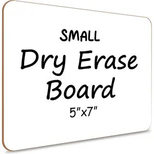 Small White Board Dry Erase Mini Whiteboard 5x7 Inch Small Dry Erase Board Board Dry Erase Lapboards Handheld Personal White Boards for Students Small Whiteboard Office Kitchen