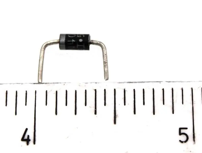 1N4003, General Purpose Diode, Vr=200V, Io=1A, Recovery=500ns, Cf=15pF