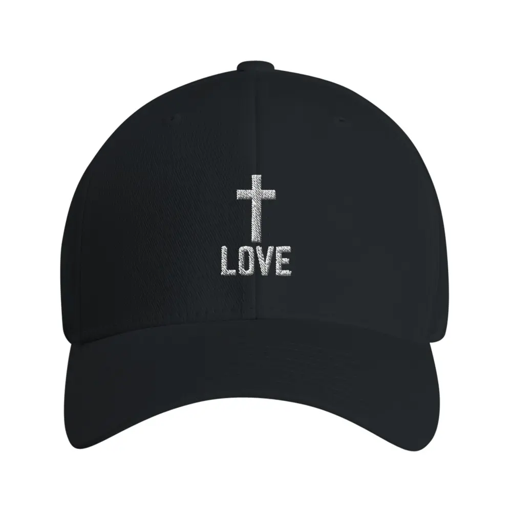 Love, Joy, Peace, Grace Fitted Baseball Cap | Flexfit 6277