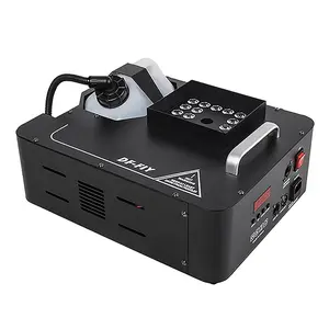SHEHDS LED 24x9W RGB Haze Somke Machine 1500W Power Fog Machine Good for Party Wedding Concert Show Low Lying fog machine Portable Handheld Portable High Professional High-Wattage Compact Fog Compact Lightweight LED Dual Fog Machine with Remote