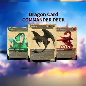 How to Train Your Dragon Commander Deck | Toothless Lead Card | Custom MTG Proxy EDH Deck