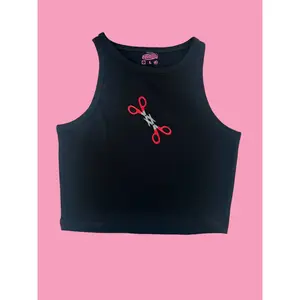 Scissor Crop Top or Tank Top Scissor Crop Top or Tank Top