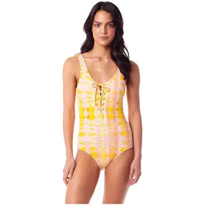Rhythm Women's Cancun Lace Up One Piece Swimsuit